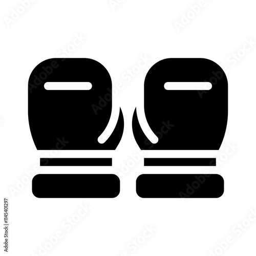Boxing glyph icon