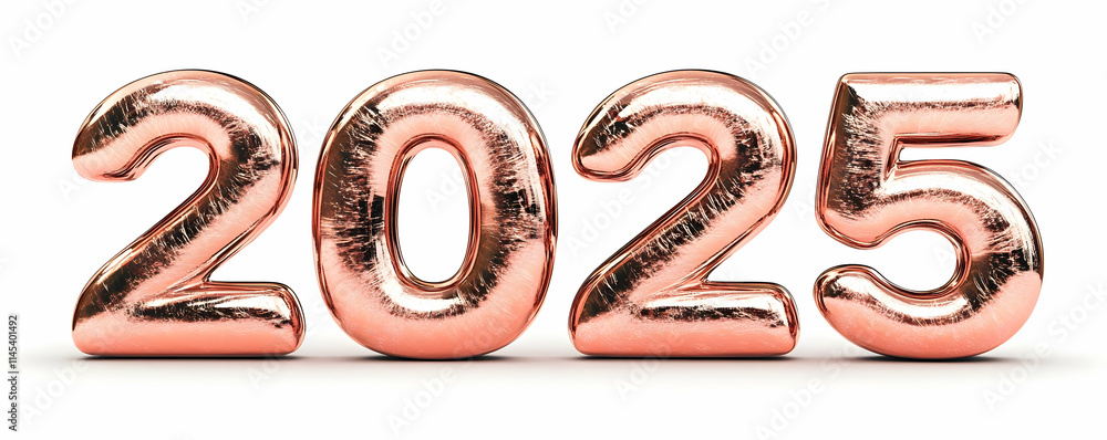 Rose Gold 2025 3D Render Rose Gold 2025 3D Render