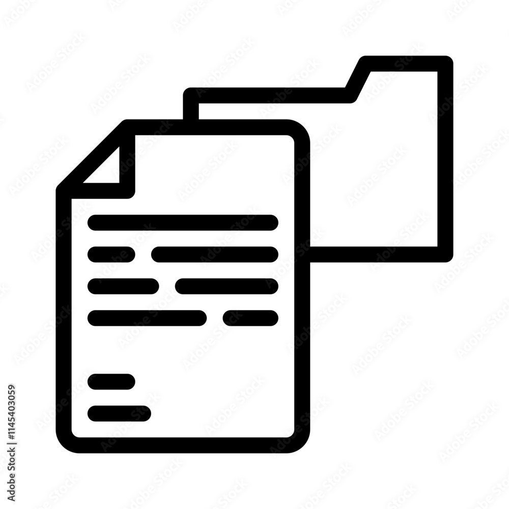 folder line icon folder line icon