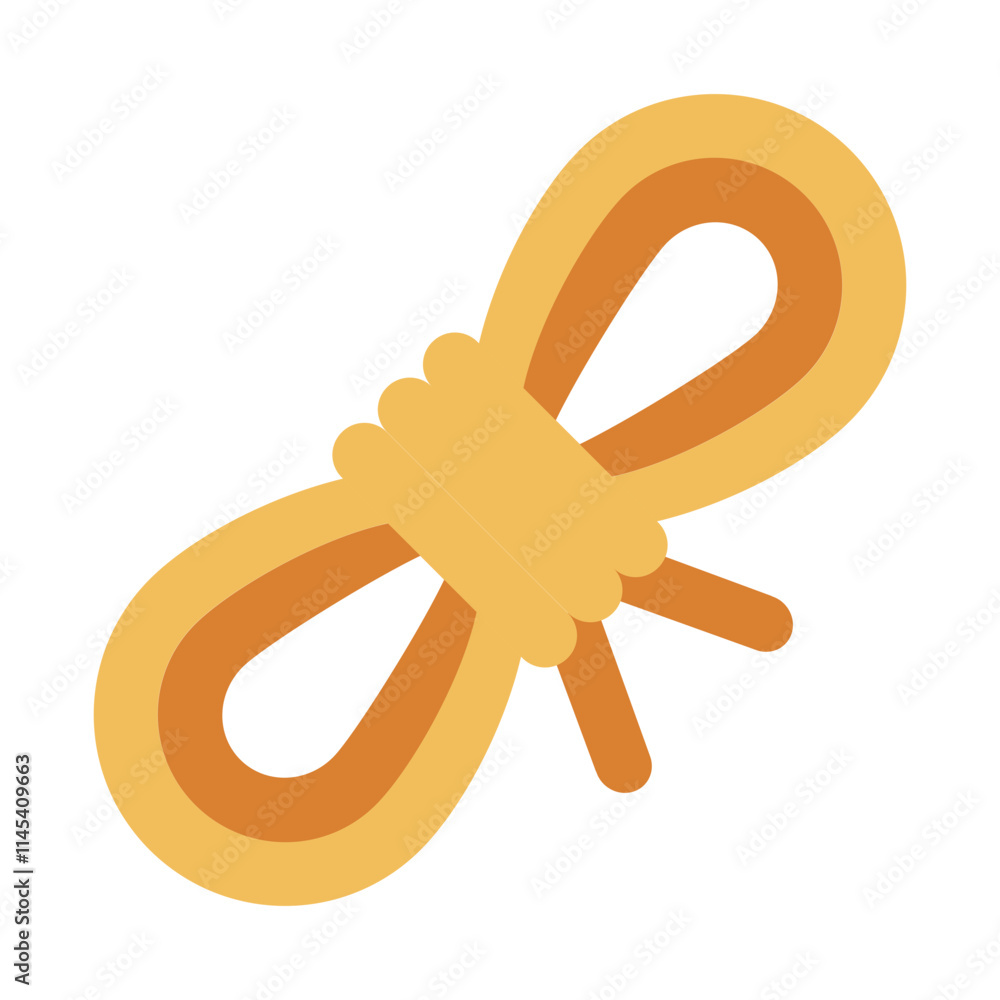 Simple Cartoon Style Bow Illustration