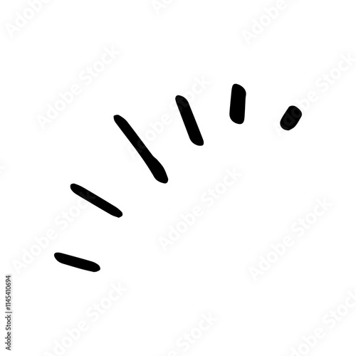  Comic stroke element 