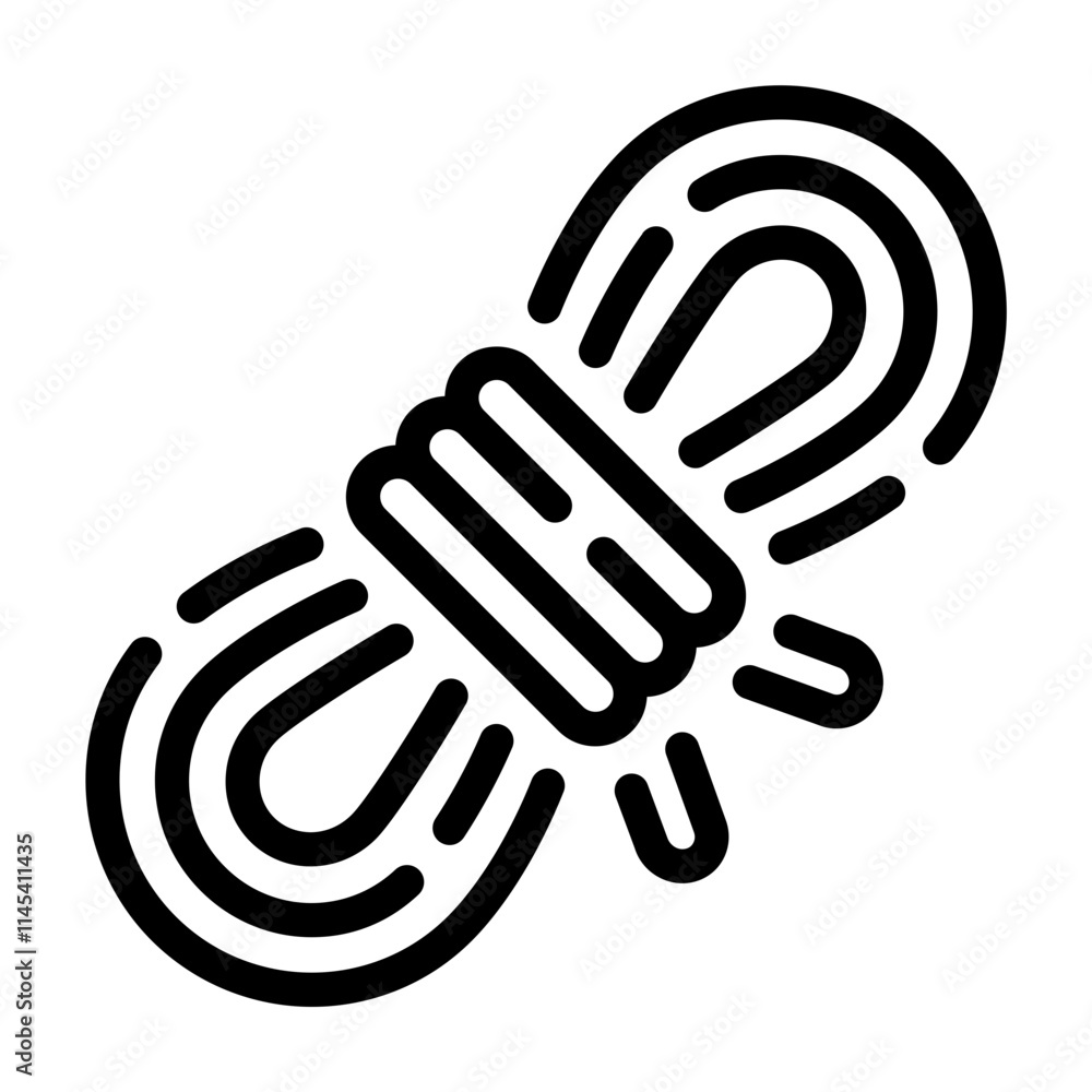 Illustration of a Coiled Rope for Various Uses Illustration of a Coiled Rope for Various Uses