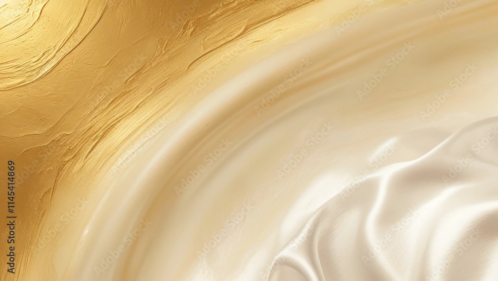 Obraz premium AI GENERATE background,luxurious gradient of champagne gold and soft pearl tones,
