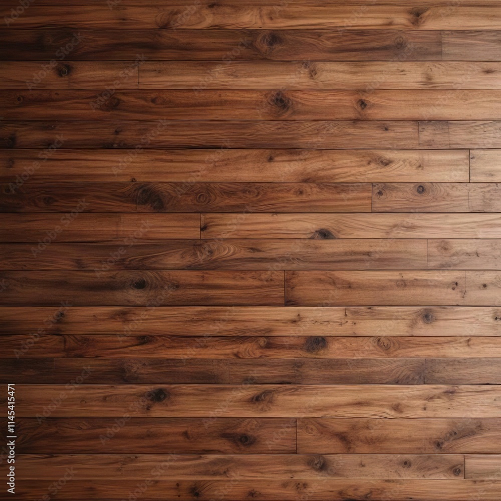 Fototapeta premium Brown wood plank pattern for modern and rustic interior design, wood paneling, wooden background