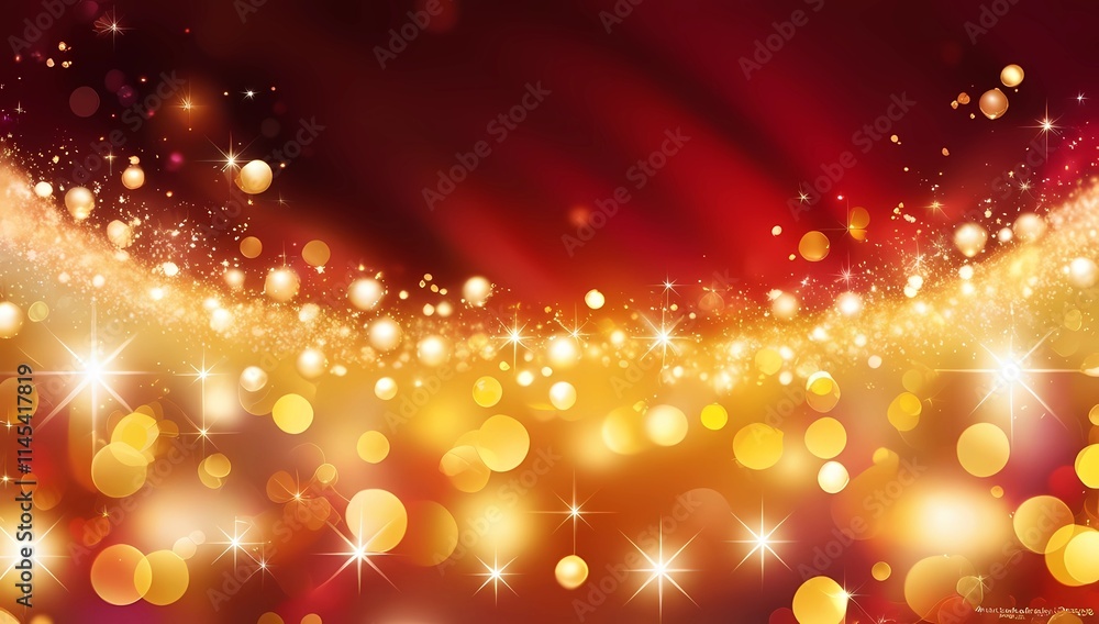Festive New Year’s Eve Background with Softly Blurred Bokeh Lights and Warm Gold and Crimson Gradients Festive New Year’s Eve Background with Softly Blurred Bokeh Lights and Warm Gold and Crimson Gradients