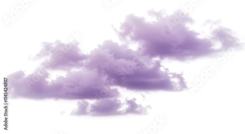 Lavender Cloudscape Dreamy Purple Clouds Background Image