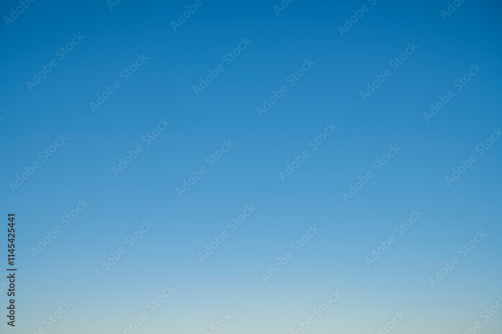 Panorama view of clear blue sky. Summer or vacation concept Panorama view of clear blue sky. Summer or vacation concept