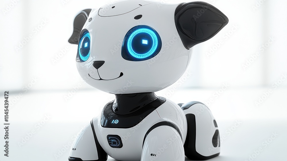 Cute robot dog, AI intelligent toy Cute robot dog, AI intelligent toy