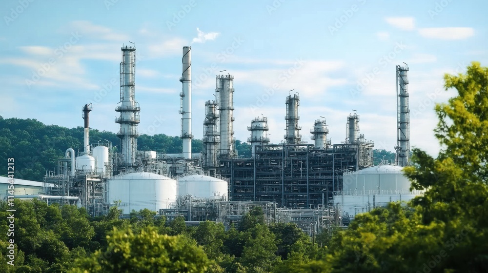 Chimneys and pipelines in petrochemical plants Chimneys and pipelines in petrochemical plants