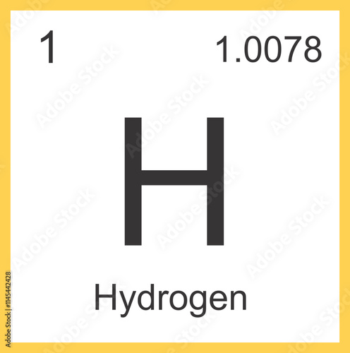 Hydrogen periodic table