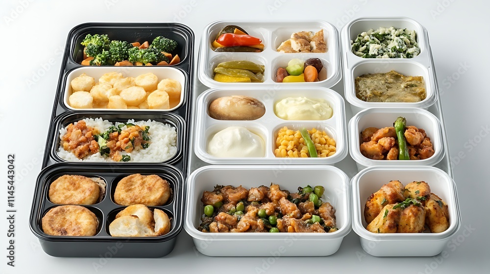 Airline Meals - Minimalist Presentation Airline Meals - Minimalist Presentation