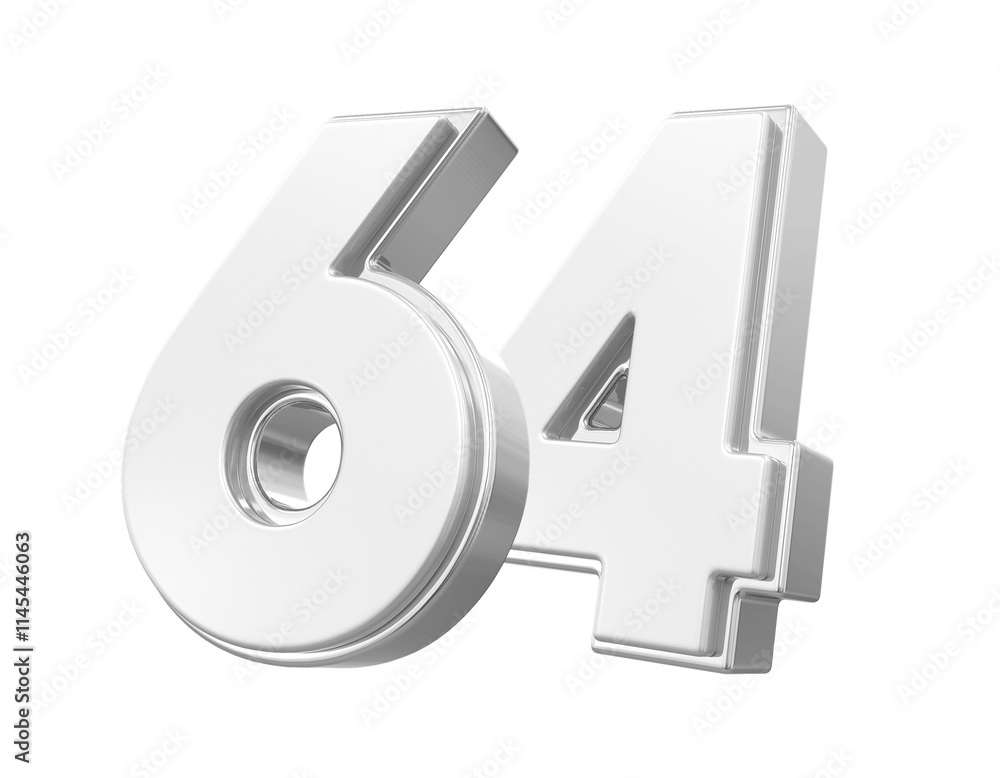 Silver Number 64 Silver Number 64