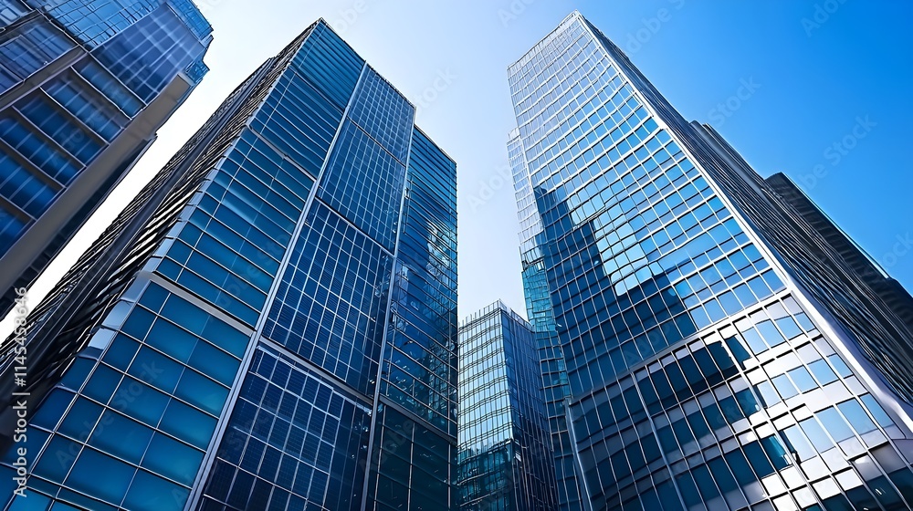 Modern Glass Skyscrapers, City Architecture - Architectural Photog. Modern Glass Skyscrapers, City Architecture - Architectural Photog.
