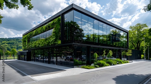 Modern Green Office Building, Eco Architecture - Sustainable archit. photo