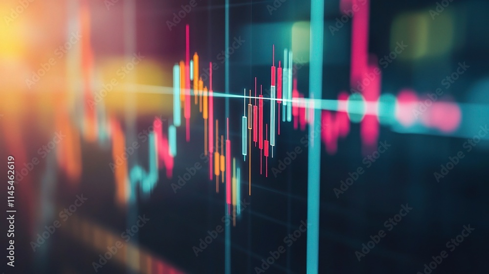 Dynamic Growth Graph with Vibrant Currency Symbols and Colors Dynamic Growth Graph with Vibrant Currency Symbols and Colors