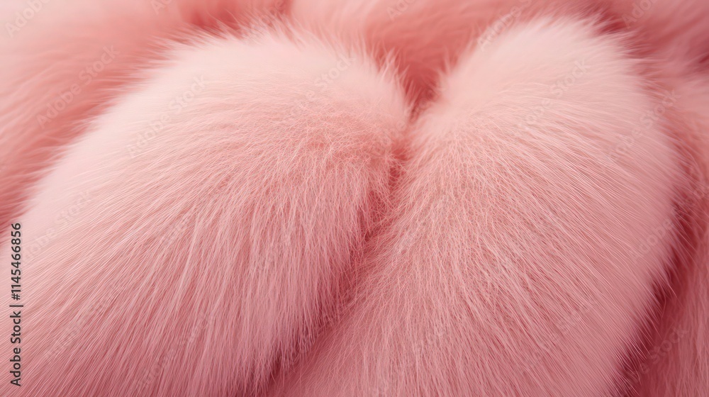 Pink fur background. Surface wool texture. Pink fur background. Surface wool texture.