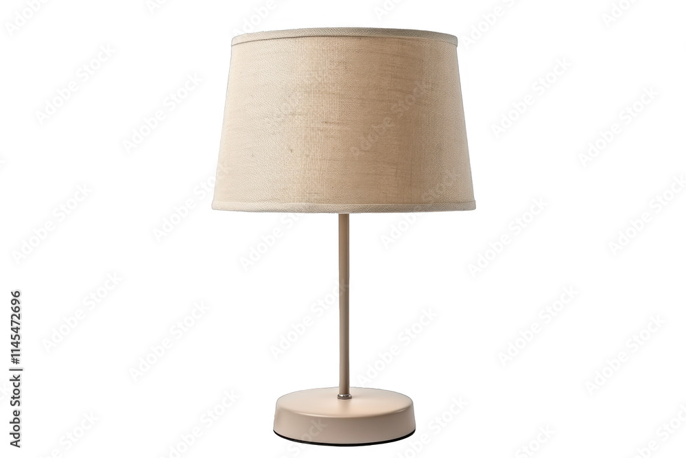 Beige Table Lamp, Simple Design, Modern Lighting, Home Decor, Bedroom Accent, Elegant Shade