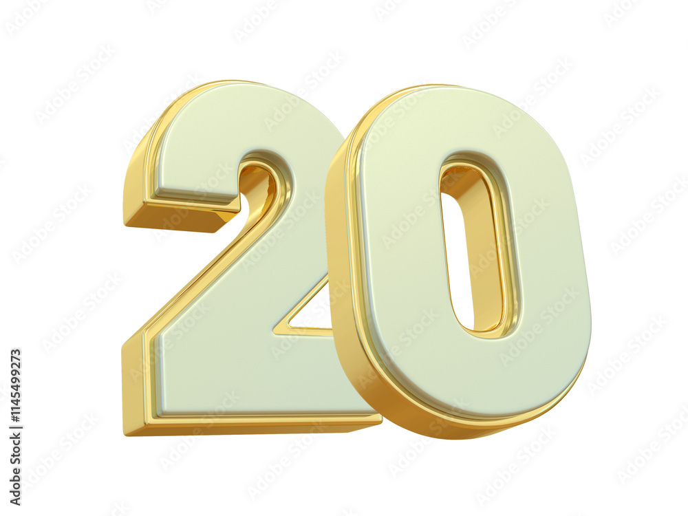 Gold Number 20 Gold Number 20