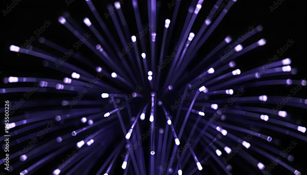 Fototapeta premium Abstract purple light rays creating a vibrant, dynamic visual effect.