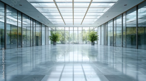 Wallpaper Mural Modern Glass Lobby Interior Design: Architectural Marvel Torontodigital.ca