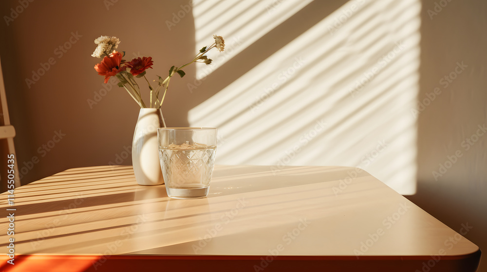 Digital beige home graphics poster background Digital beige home graphics poster background