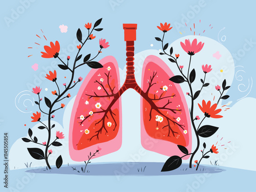  illustration After a few weeks of quitting smoking, our lungs begin to regenerate, our physical condition improves, and we gain more energy and vigor for everyday challenges