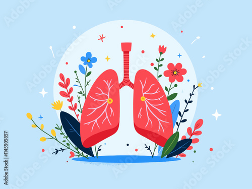  illustration After a few weeks of quitting smoking, our lungs begin to regenerate, our physical condition improves, and we gain more energy and vigor for everyday challenges