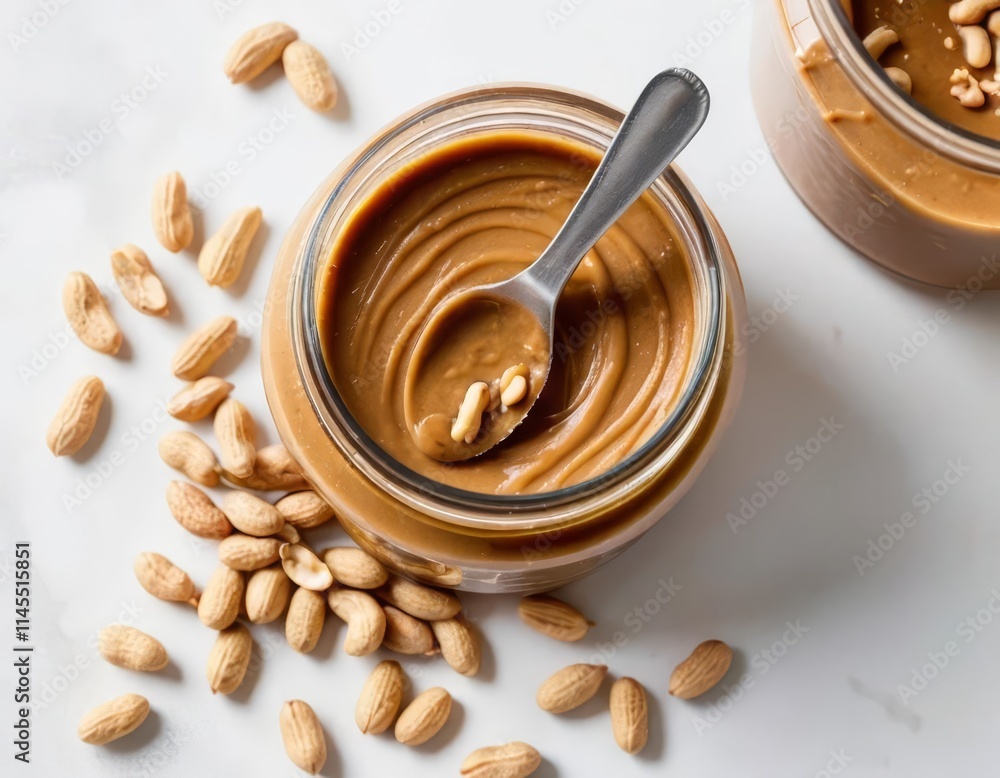 Fototapeta premium beans and spoon