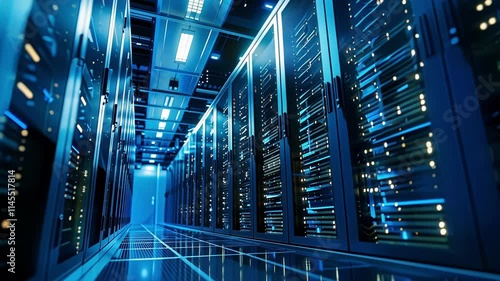 The data center also boasts a large server room where traditional computers are used to manage and organize the data processed by the quantum computers.