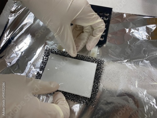 Equipment used for Western Blot, scientific equipment used for detecting specific proteins, biochemical equipment.