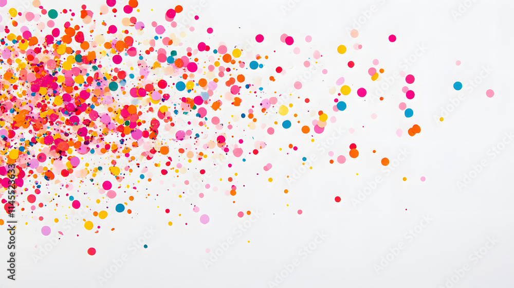 Colorful confetti falling through the air, creating a festive and celebratory atmosphere, with a blurred background that emphasizes the excitement and joy of special events, parties, and moments of ce Colorful confetti falling through the air, creating a festive and celebratory atmosphere, with a blurred background that emphasizes the excitement and joy of special events, parties, and moments of ce