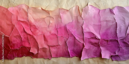 Wallpaper Mural Abstract background with bold watercolor and paper textures in vibrant red and pink hues, creating a dynamic and artistic composition Torontodigital.ca