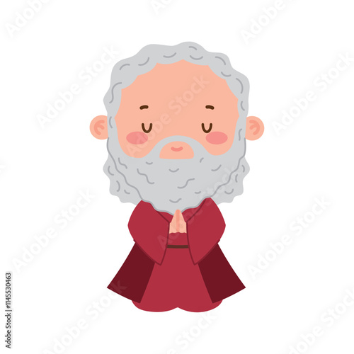 cute moses bible personnage