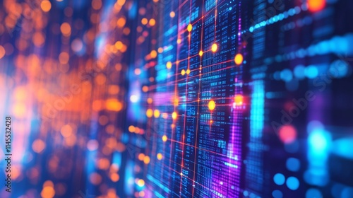 Wallpaper Mural Blue technology background with a circuit board and glowing lights Torontodigital.ca