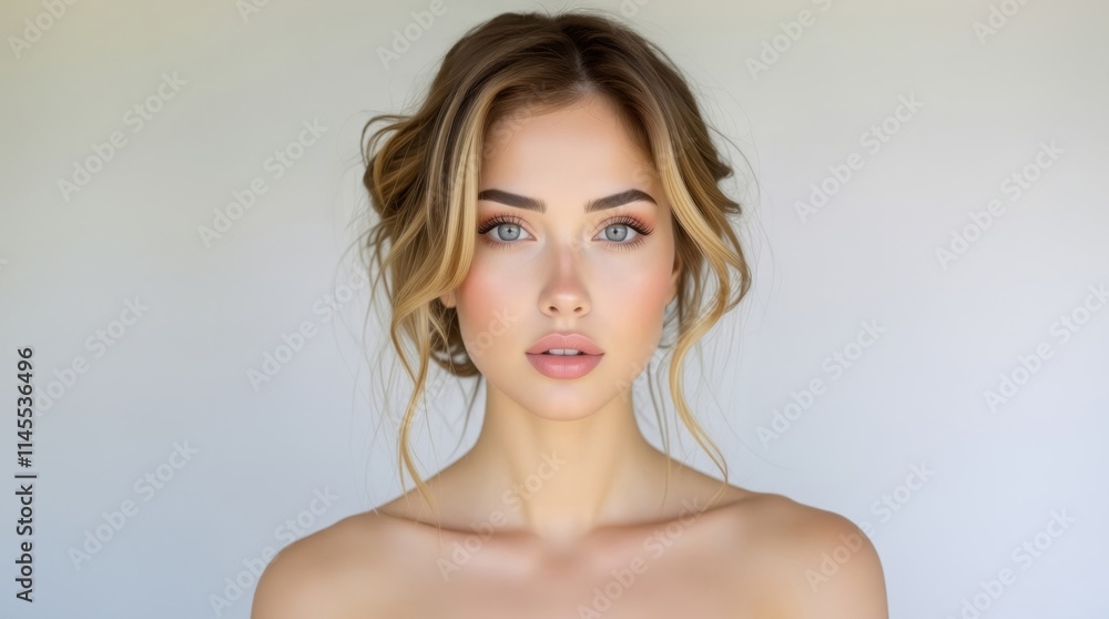 Model with healthy skin, close up portrait. Perfect beauty girl face. Natural beauty. Beautiful young woman with clean fresh skin. Face care, Facial treatment, cosmetology, beauty and spa. Model with healthy skin, close up portrait. Perfect beauty girl face. Natural beauty. Beautiful young woman with clean fresh skin. Face care, Facial treatment, cosmetology, beauty and spa.
