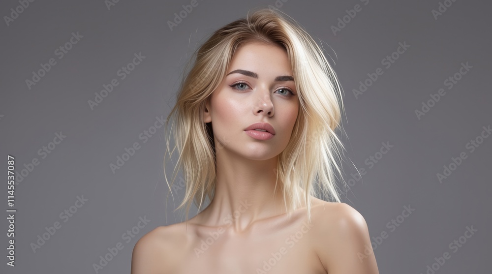 Portrait of a fashion woman with glowing skin and natural makeup. Perfect beauty girl face. Natural beauty. Beautiful young woman with clean fresh skin. Face care, Facial treatment, beauty and spa. Portrait of a fashion woman with glowing skin and natural makeup. Perfect beauty girl face. Natural beauty. Beautiful young woman with clean fresh skin. Face care, Facial treatment, beauty and spa.