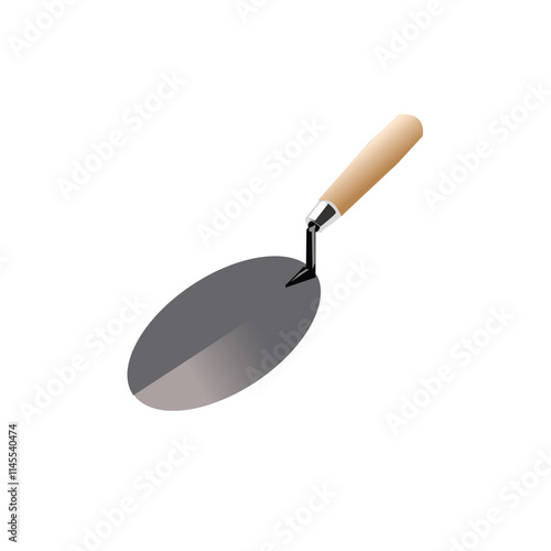 building shovel icon vector illustration on white background,building equipment.