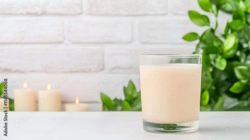 A lit candle in an elegant glass jar, casting warm light and creating a cozy and peaceful atmosphere, perfect for enhancing the ambiance of home decor, relaxation, and evening serenity.
A lit candle in an elegant glass jar, casting warm light and creating a cozy and peaceful atmosphere, perfect for enhancing the ambiance of home decor, relaxation, and evening serenity.
