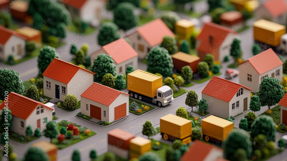 Isometric Global Shipping Network Concept Illustration Isometric Global Shipping Network Concept Illustration