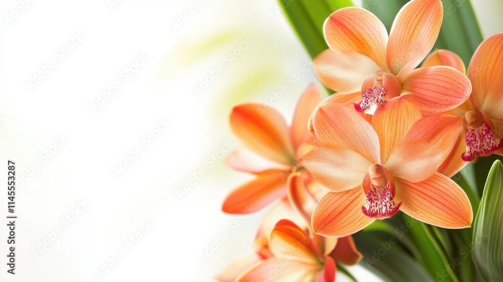 Vibrant Exotic Tropical Flowers on White Background for Nature and Summer-Inspired Designs Vibrant Exotic Tropical Flowers on White Background for Nature and Summer-Inspired Designs