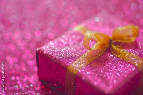 Celebrate Special Moments with a Pink Gift Box and Ribbon