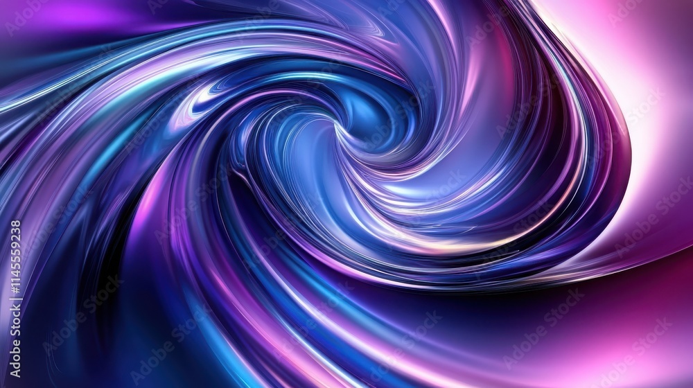 Abstract swirling vibrant purple and blue design Abstract swirling vibrant purple and blue design
