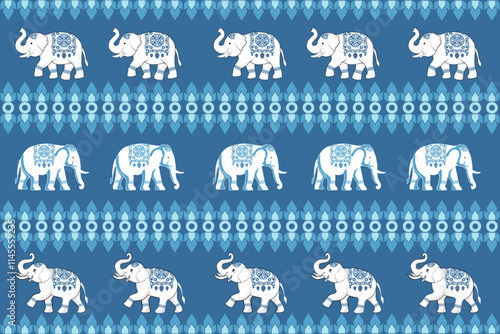 elephants pattern, mandala
Beautiful Thailand,thai pattern,seamless,Traditional,ethnic,fabric pattern for textiles,rugs, wallpaper,clothing, sarong,batik,wrap,embroidery,print,background,cover, illust