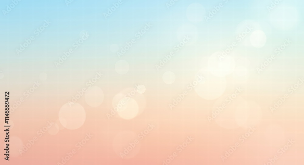 Soft Pastel Sky: A serene and dreamy backdrop with a delicate gradient of pastel pink and blue, punctuated by soft, ethereal light bokeh. perfect for projects that evoke calmness, tranquility. Soft Pastel Sky: A serene and dreamy backdrop with a delicate gradient of pastel pink and blue, punctuated by soft, ethereal light bokeh. perfect for projects that evoke calmness, tranquility.
