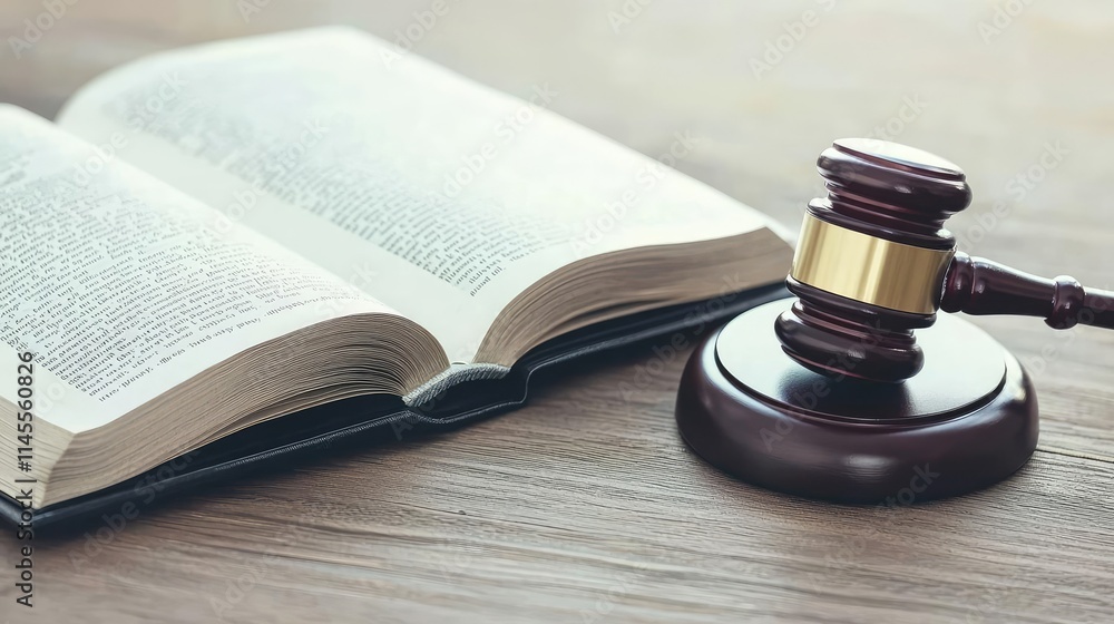 Independence justice concept. A close-up of a law book and gavel, symbolizing justice and legal authority. Independence justice concept. A close-up of a law book and gavel, symbolizing justice and legal authority.