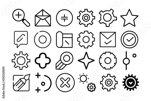set of icons