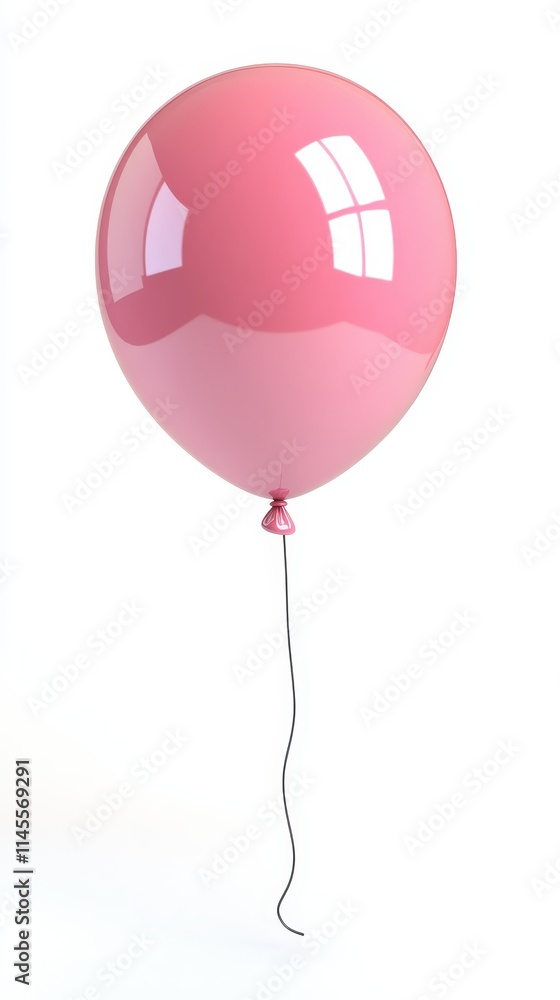 pink balloon on white background. pink ballon. Ballon pink balloon on white background. pink ballon. Ballon