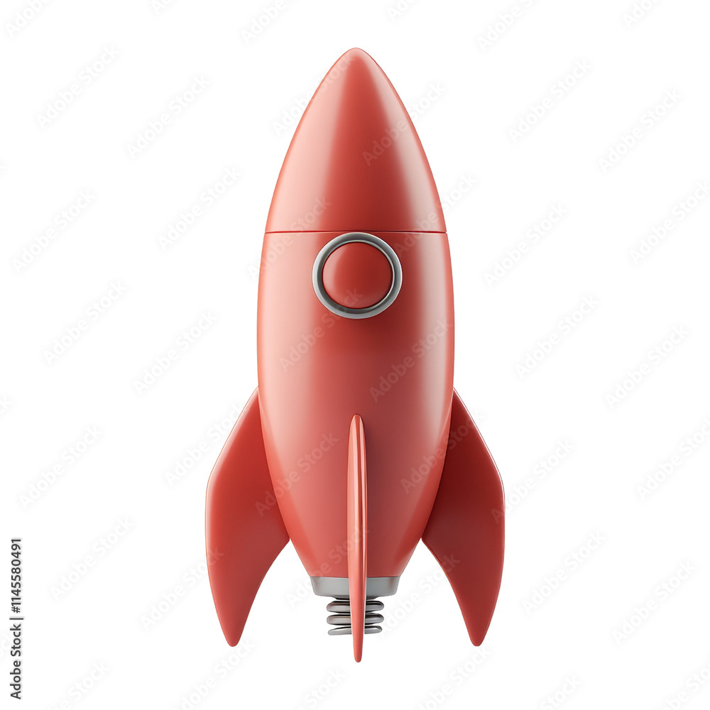 Rocket launch icon digital art modern design sleek Rocket launch icon digital art modern design sleek