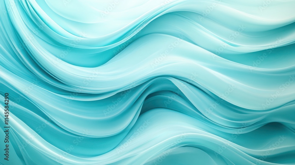 Abstract Teal Wave Abstract Background Design Abstract Teal Wave Abstract Background Design
