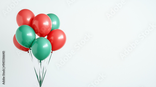 Red and Green Balloons Cele...